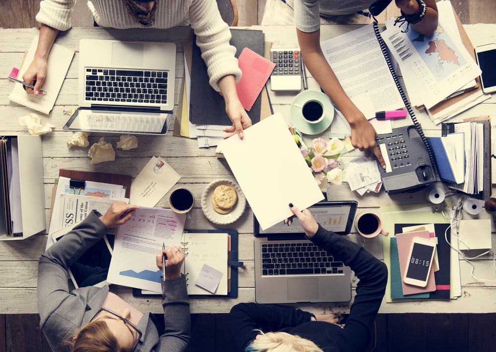 a business team in operational flow that leads to sustainable business growth