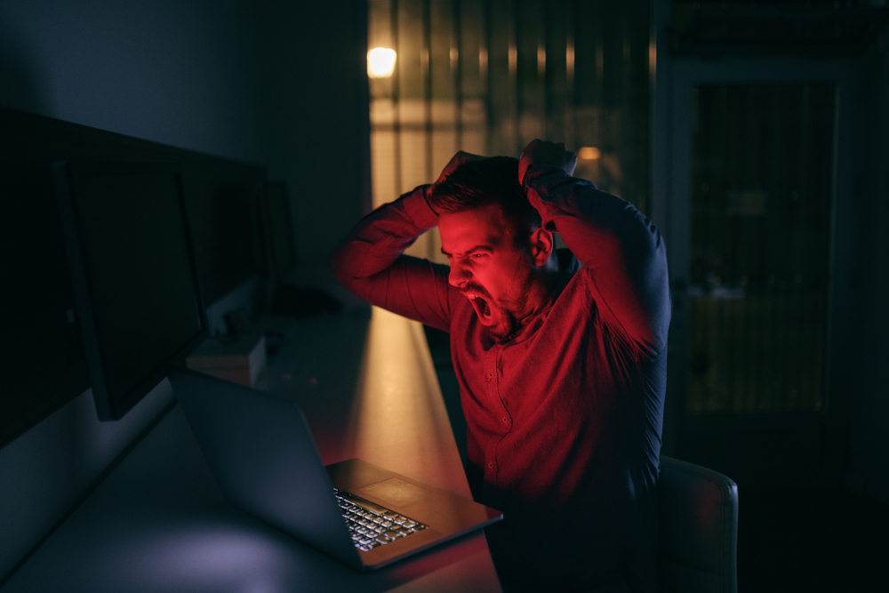 Anxious after a bad business decision