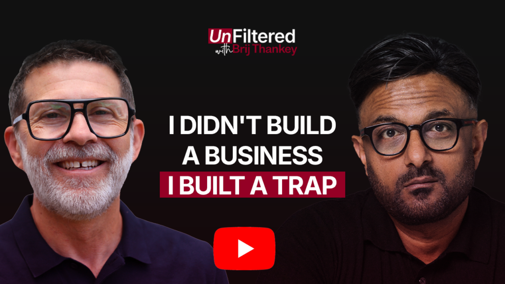 Jason Green, certified EOS implementer, and Brij Thankey on the second episode of the Unfiltered with Brij podcast
